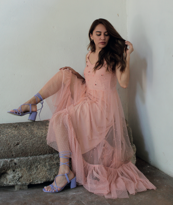 Vestido Perlas