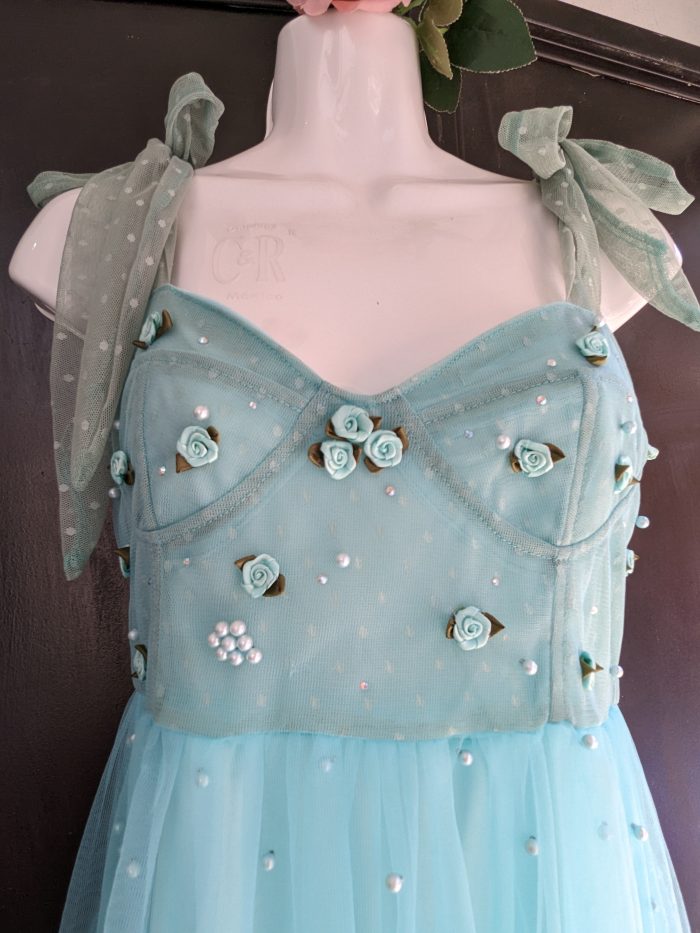 Vestido Corset Perlas - Imagen 3
